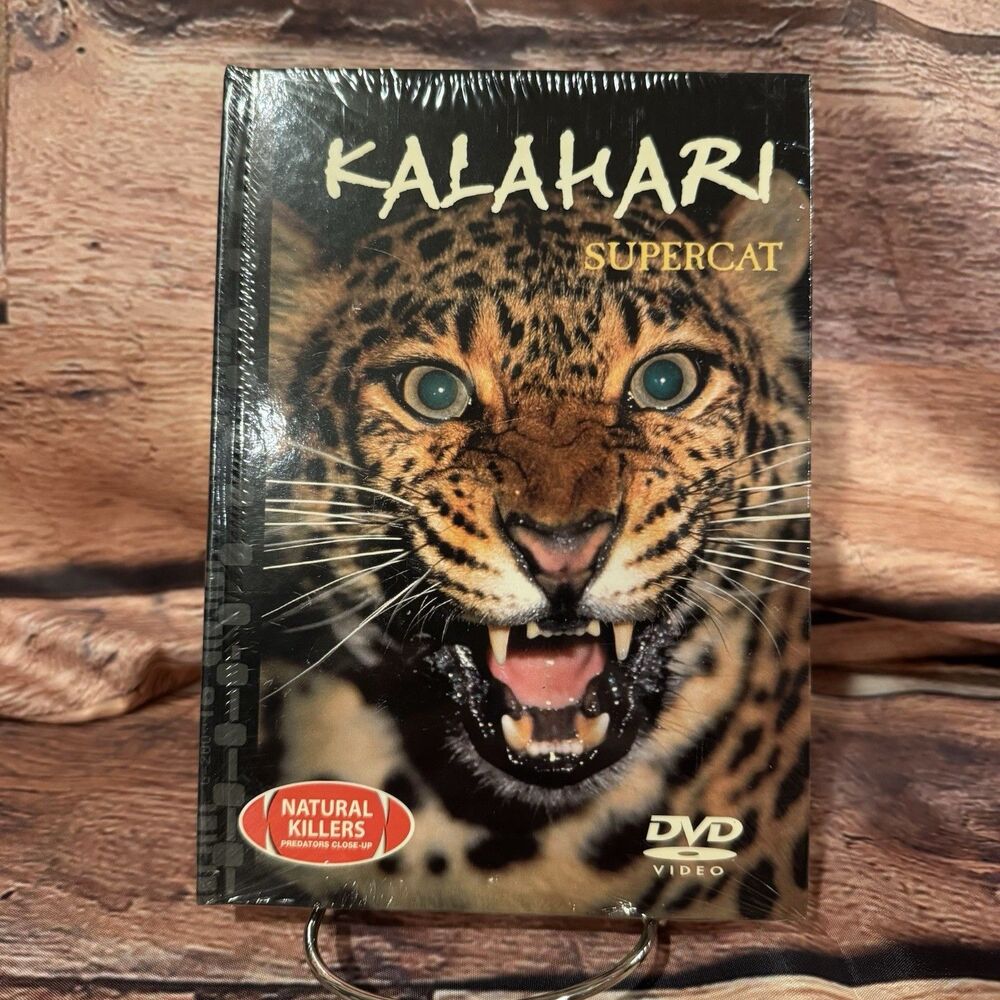 Natural Killers "Kalahari Supercat" DVD New Sealed Wildlife Documentary Leopard